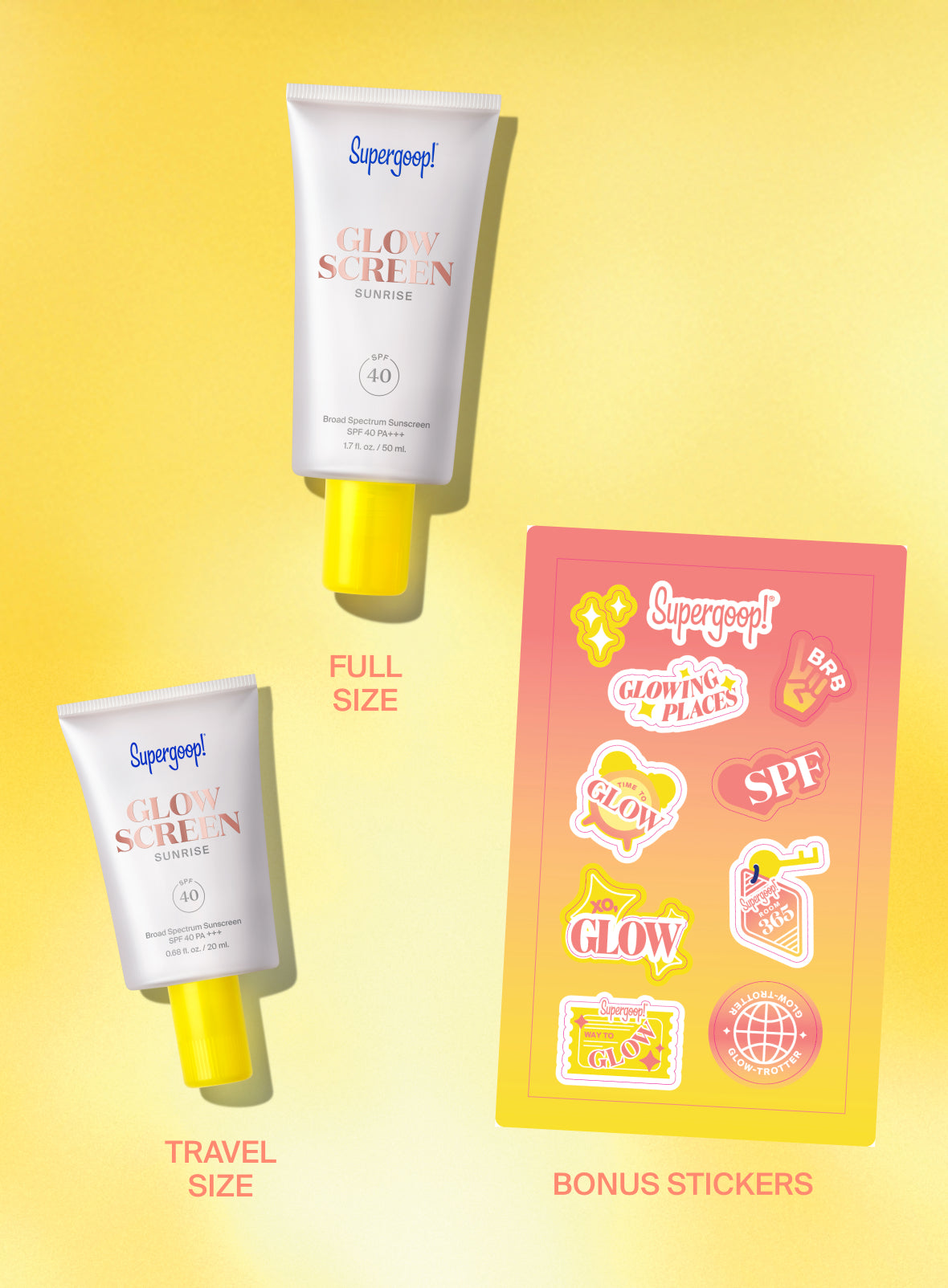 Wake Up & Glow Sunkissed Duo Glowscreen SPF 40 - Image 3