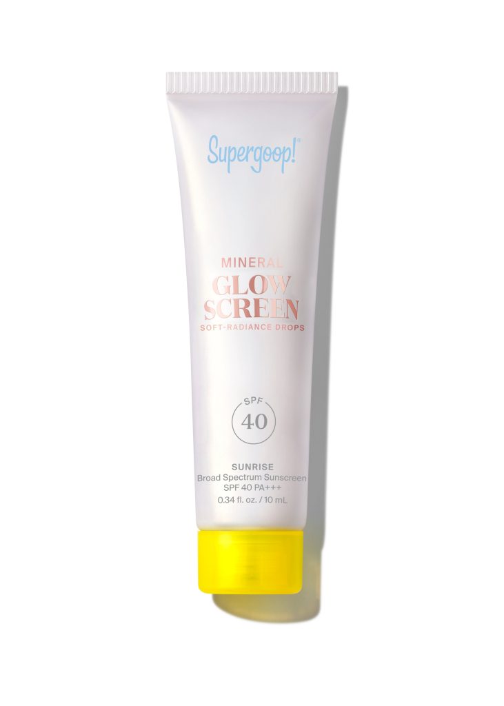 Mini Tube Glowscreen Drops Mineral SPF 40 Sunrise 10ml